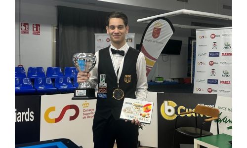 IBRAIMOV RETAINS U25 EUROPEAN 3-CUSHION CROWN
